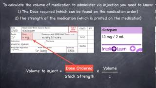 Calculations involving injections Part 1 [upl. by Surtemed665]