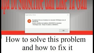 how to solve aplication filmora error 000CB76F  0000005C  Tutorial Jinan [upl. by Eetsim394]