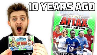 opening MATCH ATTAX packs from 10 YEARS AGO Match Attax 201011 [upl. by Bertilla]