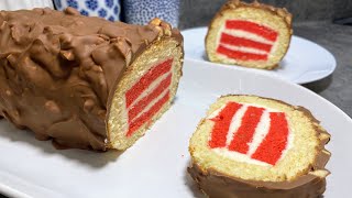 Delicious Cake roll Recipe [upl. by Alraep700]