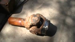 Demolition derby tech Drive shaft shortening Yoke removal [upl. by Hsitirb]