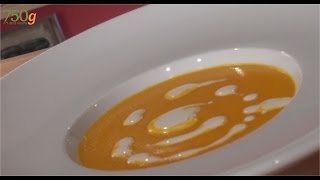 Recette de Soupe de potiron à la citronnelle  750g [upl. by Glory393]