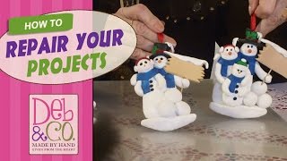 Polymer Clay Tutorial  How to Repair Your Projects [upl. by Loram]