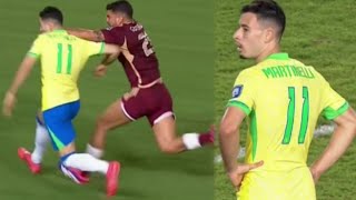 Gabriel Martinelli em Brasil vs Venezuela 14112024 [upl. by Alonso401]