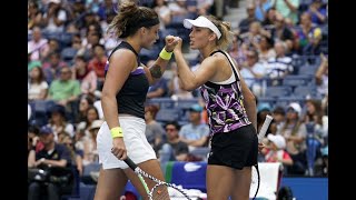 BartyAzarenka vs MertensSabalenka  US Open 2019 Womens Doubles Final Highlights [upl. by Novoj]