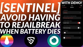 Sentinel Avoid having to Rejailbreak when the battery dies  Palera1nDopamine  Full Guide [upl. by Phippen]