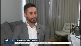 CREMERJ na mídia CRM orienta população sobre as diferenças dos sintomas de dengue e covid19 [upl. by Aynatan737]