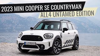 2023 Mini Countryman Cooper SE ALL4 Untamed Edition Debuts In Nanuq White [upl. by Ellatsyrc201]