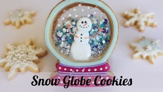 Snowman Snow Globe Cookies [upl. by Anavas]