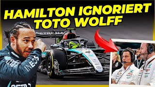 HAMILTON WAR SEHR UNZUFRIEDEN MIT DEM MERCEDESTEAM l FORMEL 1 l GP SPORTS [upl. by Nylireg]