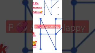 A 💞 P ❣️ english drawing art patternlocktode easy maths viralvideo technicalshahid999 [upl. by Junna]