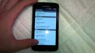 Motorola ATRIX 4G MB860 Android 234 Gingerbread Version  UI Tour [upl. by Hctub]