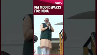 PM Modi Leaves For Home After Completing TwoCountry Visit [upl. by Simon327]