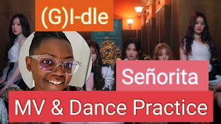 InSomnia Reacts  GIdle Senorita MV amp Dance Practice gidle [upl. by Wonacott]