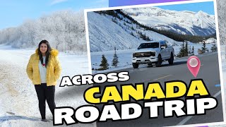 Canada Road Trip  Trans Canada Highway Road Trip  Driving Across Canada in Winter Part 12 [upl. by Colette]