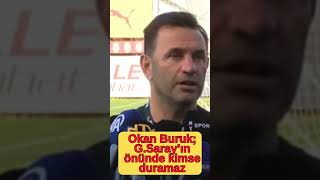 Galatasarayda Okan Buruktan Osimhen sözleri [upl. by Eurd]