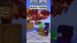 Raid Farm in Minecraft minecraft shorts [upl. by Tound]