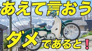 新型スーパーカブ110を納車して１年！マイナス面も含めて正直にレビュー【JA59】 [upl. by Golliner601]