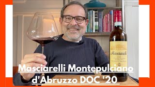 Masciarelli Montepulciano dAbruzzo DOC 20 93 Points Abruzzo [upl. by Chiang]