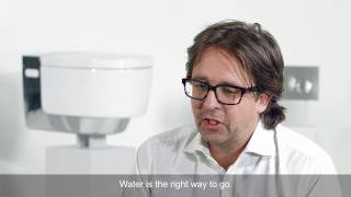 Christoph Behling about Geberit AquaClean Mera cleaning engl  Commercial [upl. by Damon865]