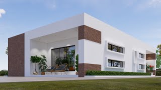 Functional Modern Minimalist 3 Bedroom House Design 16m x 10m [upl. by Suoicerpal957]