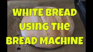 White Bread using the Bread Machine  White Bread Recipe for Bread Machine [upl. by Akinna433]