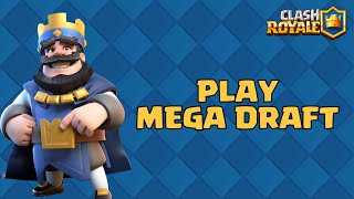 How to Play Mega Draft in Clash Royale 2024  Clash Royale Tutorial [upl. by Aisaim]