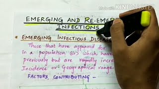 Emerging and Reemerging infections  Applied microbiology  Handwritten notes [upl. by Hidie]