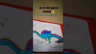 Spinosaurus drawing jurassicworld jurrassicworld jurassicpark spino [upl. by Manas]