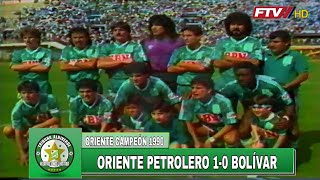 ORIENTE PETROLERO 10 Bolívar  ORIENTE CAMPEÓN 1990 EN COCHABAMBA [upl. by Avlis]