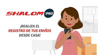 PASOS PARA REGISTRAR TUS ENVÍOS EN SHALOM PRO [upl. by Novaat431]