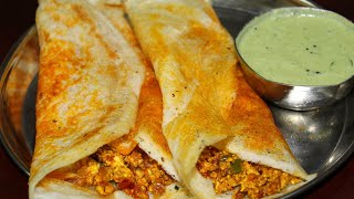 ஹோட்டல் பன்னீர் மசாலா தோசை  Hotel Panner Masala Dosa Recipe  Masala Dosa In Tamil  Paneer Dosa [upl. by Anytsirk]