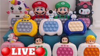 🔴Live Playing Fidget Toys Electric PoP IT Caracter popit satisfying fidgettoys toys🔴 [upl. by Elianore]