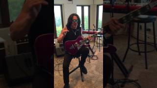 Paul Stanley rockin his new Limited Purple Sparkle Ibanez [upl. by Doe710]