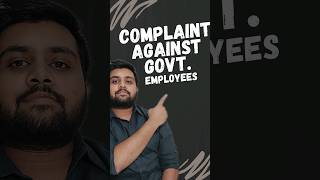 how to file a complaint against govt employees public grievance awareness [upl. by Gader304]