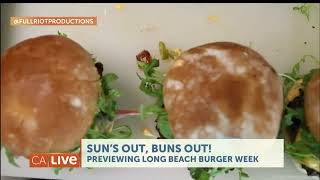 LB Burger Week NBC LA CA Live 07 19 24 [upl. by Labaw]