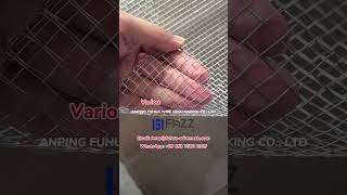 FHZZ® Galvanized Sieve Mesh Galvanized Square Wire Mesh for Home Building Hardware Materials [upl. by Richela]