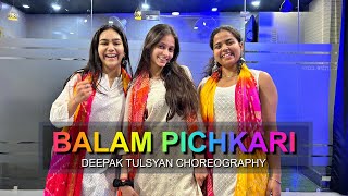 Balam Pichkari  Easy Dance Steps  Holi Celebration at G M Dance Centre  Akshita Aanya Khushi [upl. by Arinaj]