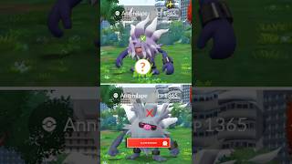 Right way to get shiny Annihilape shorts shiny event communityday rare research ultragoo [upl. by Damas]