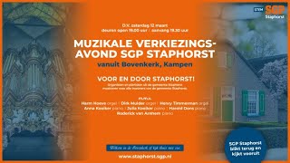 Muzikale verkiezingsavond SGP Staphorst [upl. by Mauri]