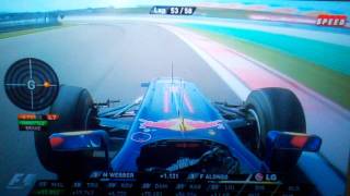 Mark Webber GForces Circular motion [upl. by Mauretta]