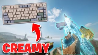 ASMR This is the CREAMIEST Gaming Keyboard EVER [upl. by Akehsay]