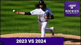 Comparing the spring lineups of the 2023 and 2024 Colorado Rockies [upl. by Mariano973]