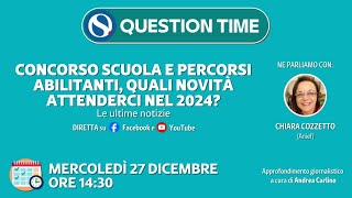 Concorso scuola e percorsi abilitanti quali novità attenderci nel 2024 Le ultime notizie [upl. by Lockwood160]