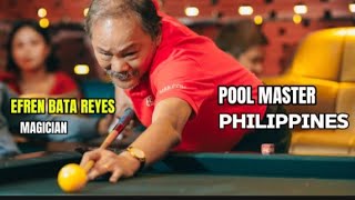 Efren Bata Reyes best strickshots the pool master known as the magician of the pool [upl. by Ynnavoj]