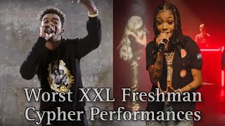 Top 10 Worst XXL Freshman Cypher Performances [upl. by Art75]