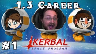 Kerbal Space Program  Heavily Modded 13 Career  Ep 1 [upl. by Nemhauser]