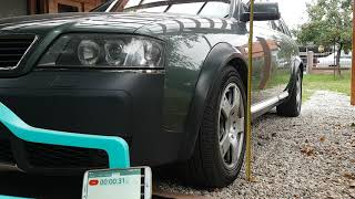 Audi Allroad C5 4b Air Suspension Level Height Timelaps [upl. by Sibelle392]