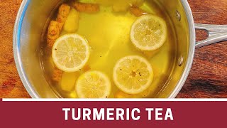 Flush out Toxins  Lemon Ginger Turmeric Tea  The Frugal Chef [upl. by Theobald]