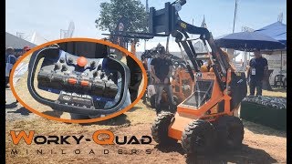 WorkyQuad Mini Loader with Scanreco RC400 Radio Remote Control [upl. by Paulson]